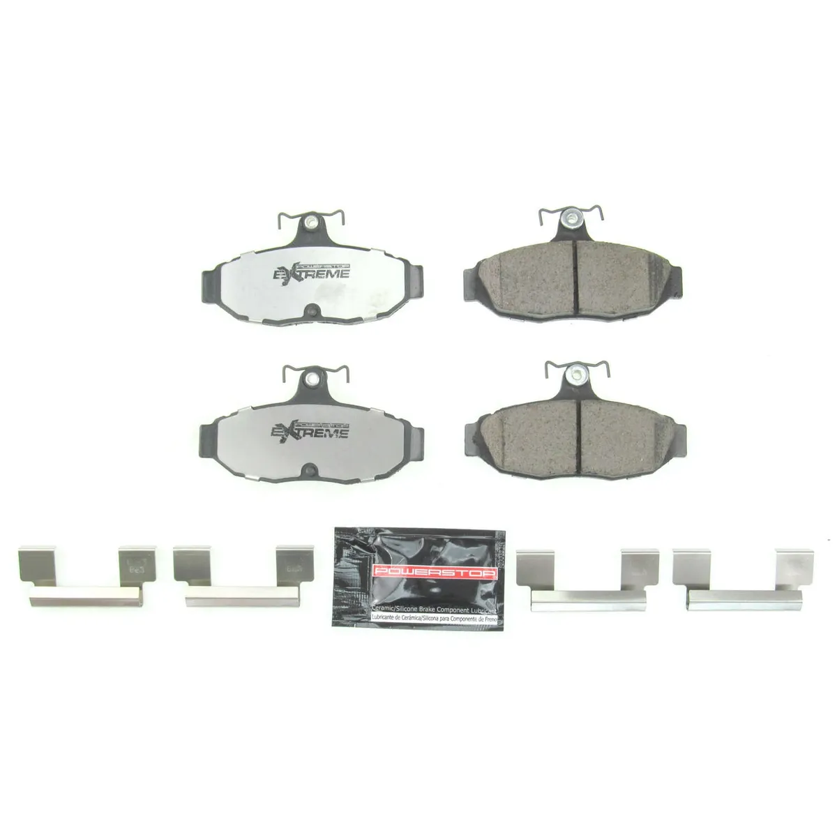 Rear Ford Mustang 1993 Taurus 1992-1989 Thunderbird 1992-1989 Lincoln Continental 1992-1988 Mercury Cougar 1992-1989 Sable 1992-1990 Z26 Street Pad w Hdw product image