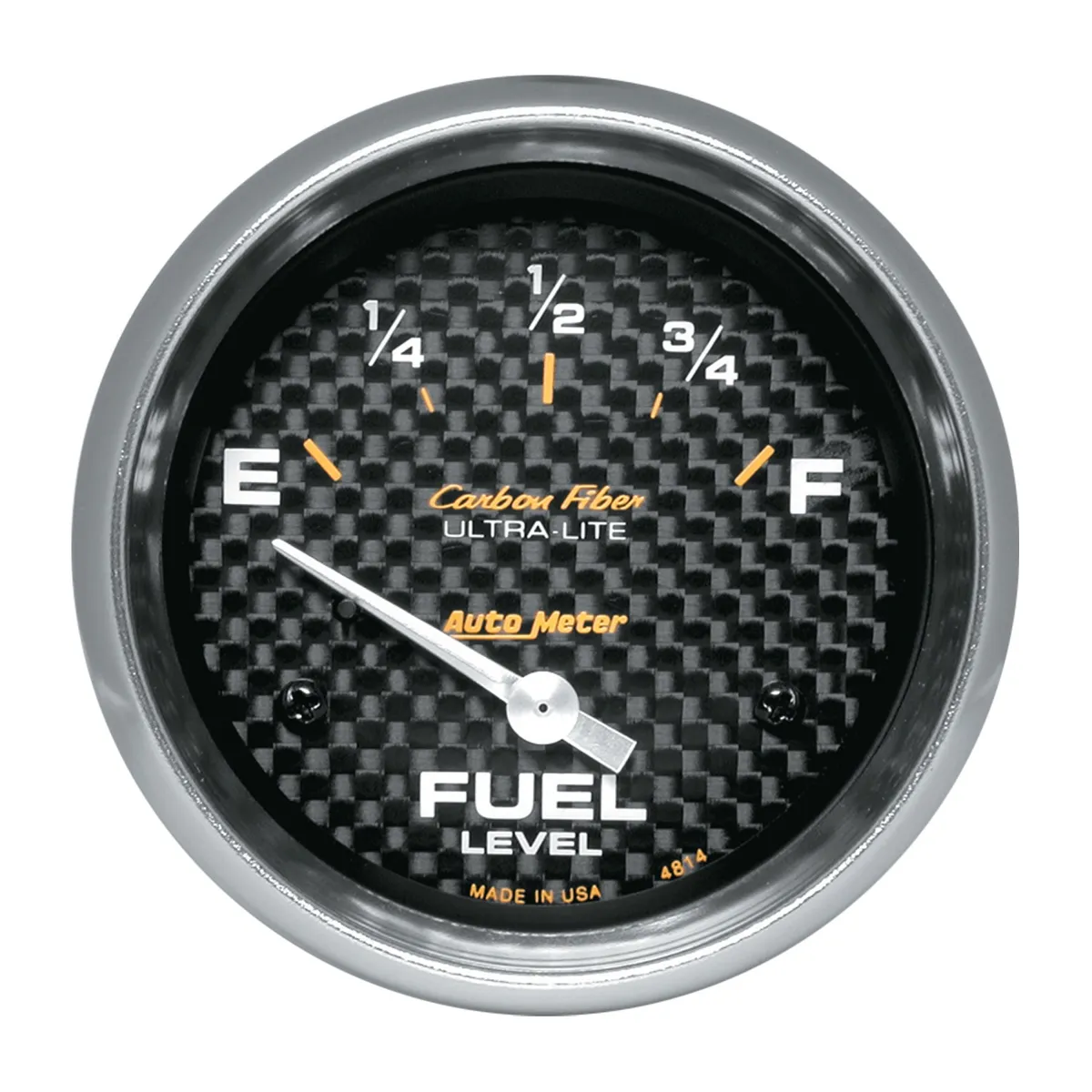 Gauge, Fuel Level, 2 5/8", 0OE to 90OF, Elec, Carbon Fiber product image