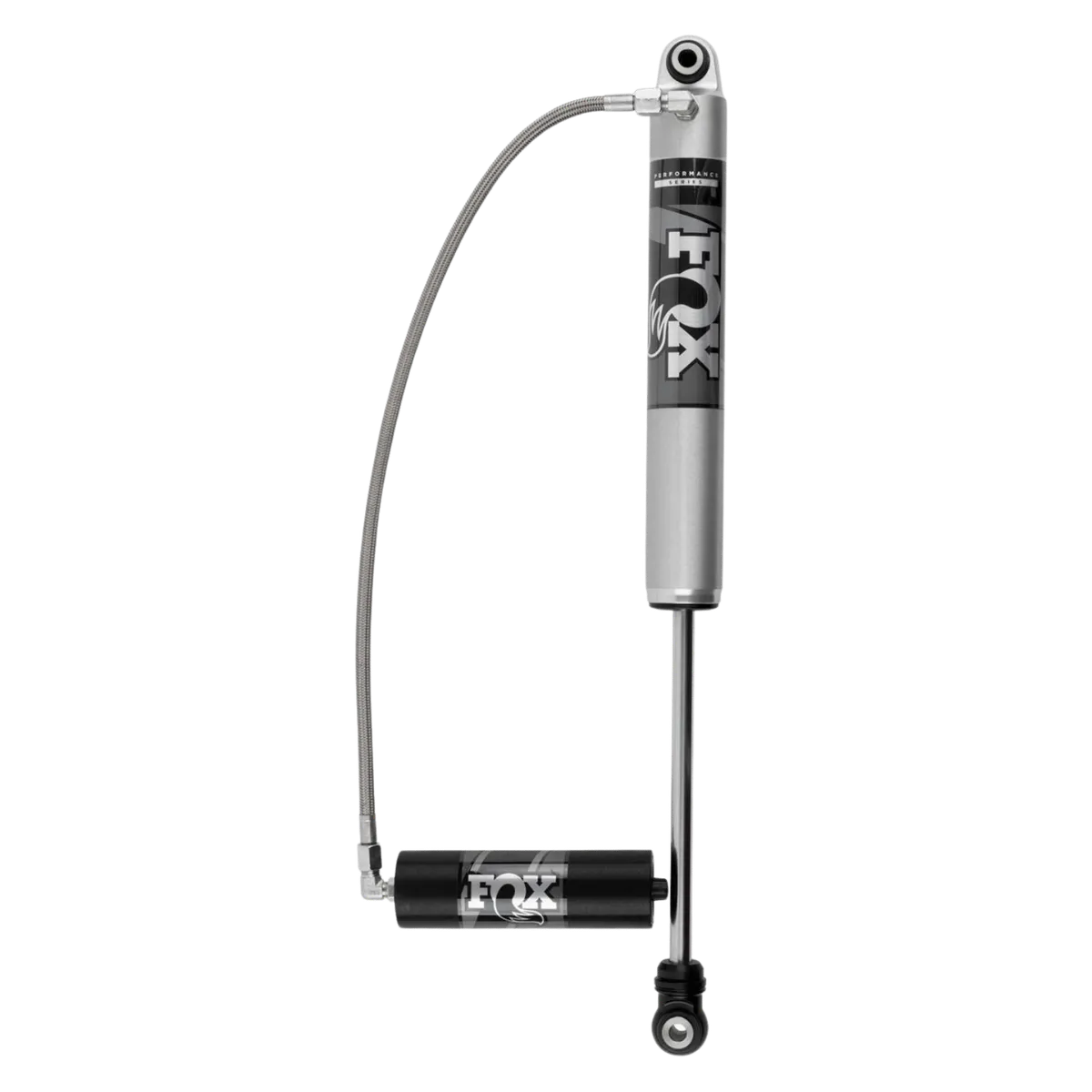 FOX Offroad Shocks FOX Performance Series Smooth Body Resrvoir Reservoir: External Color: Aluminum Sold As: Each Top Mount: Sm3 Bottom Mount: Es8 Extended15.8 Compressed10.7