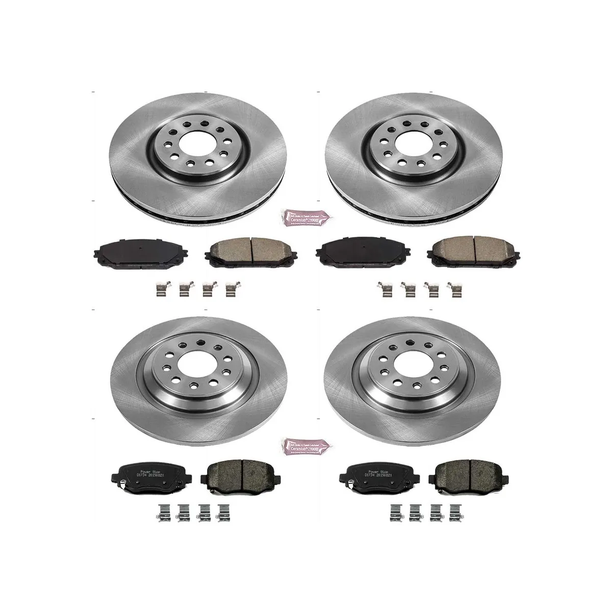 Z17 Direct Replacement Kit: Rotors; Ceramic Pads W/Hardware product image