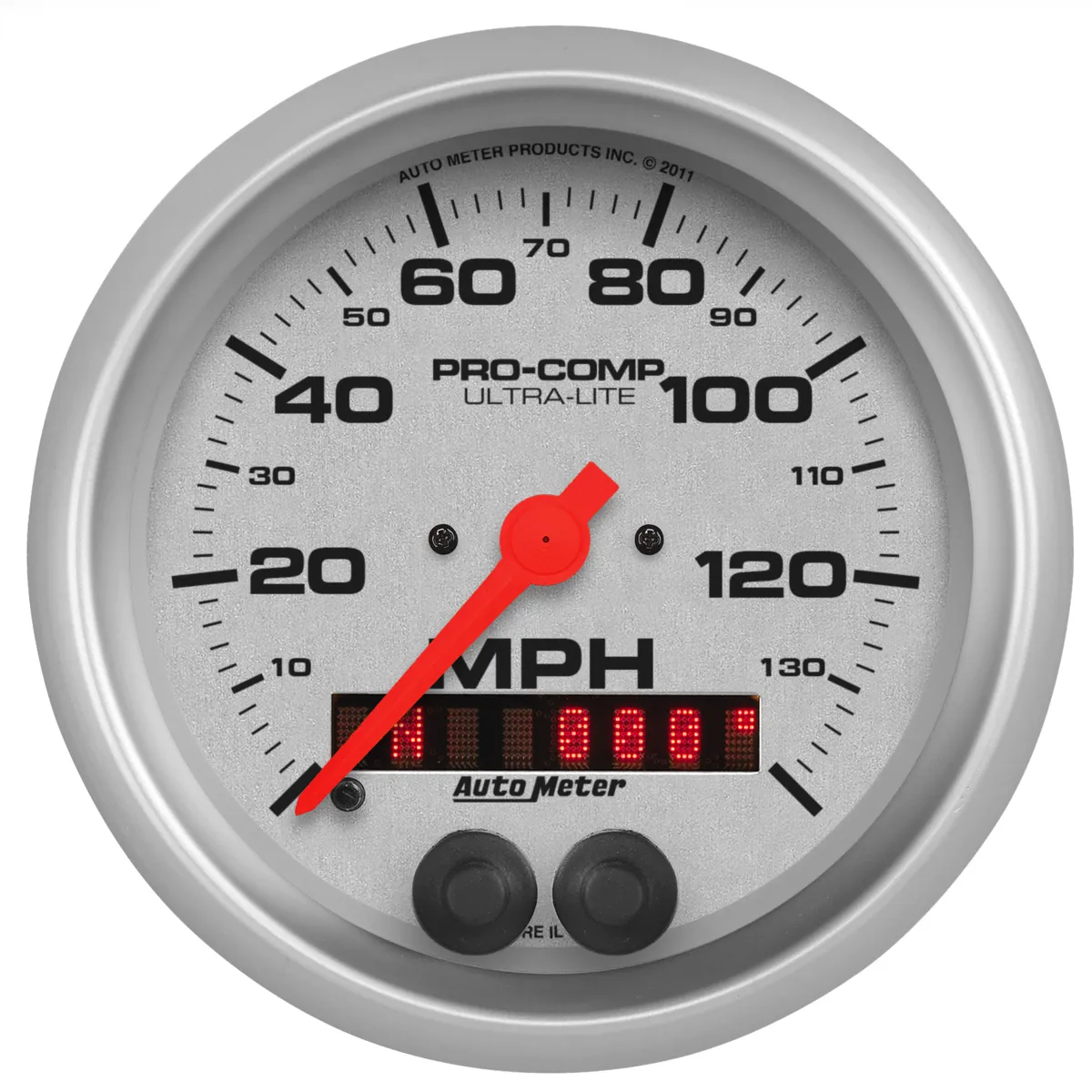 Gauge, Speedometer, 3 3/8", 140mph, GPS, Ultra-Lite product image