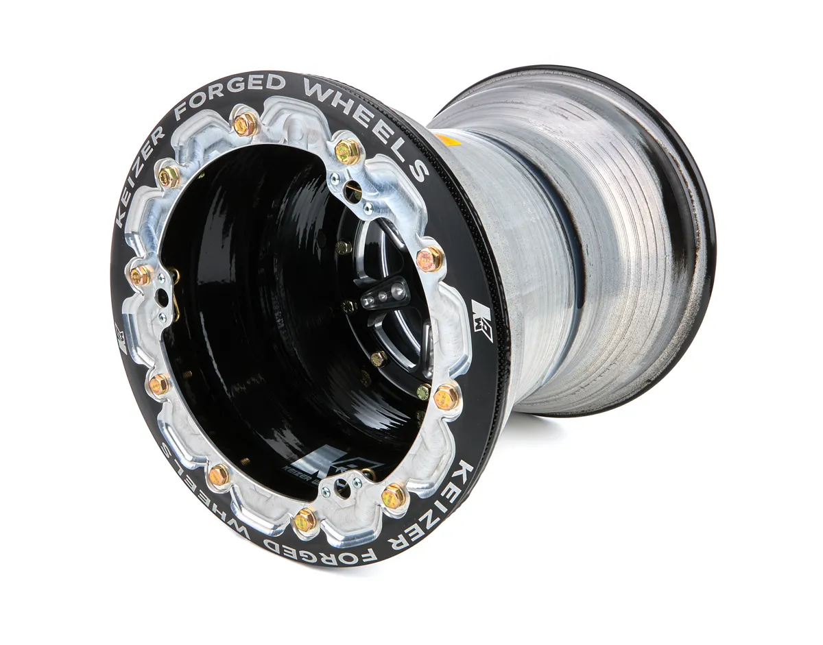 Keizer Aluminum Wheels Wheel 1.75spl 10in x 12in 5in BS Bdlk Black