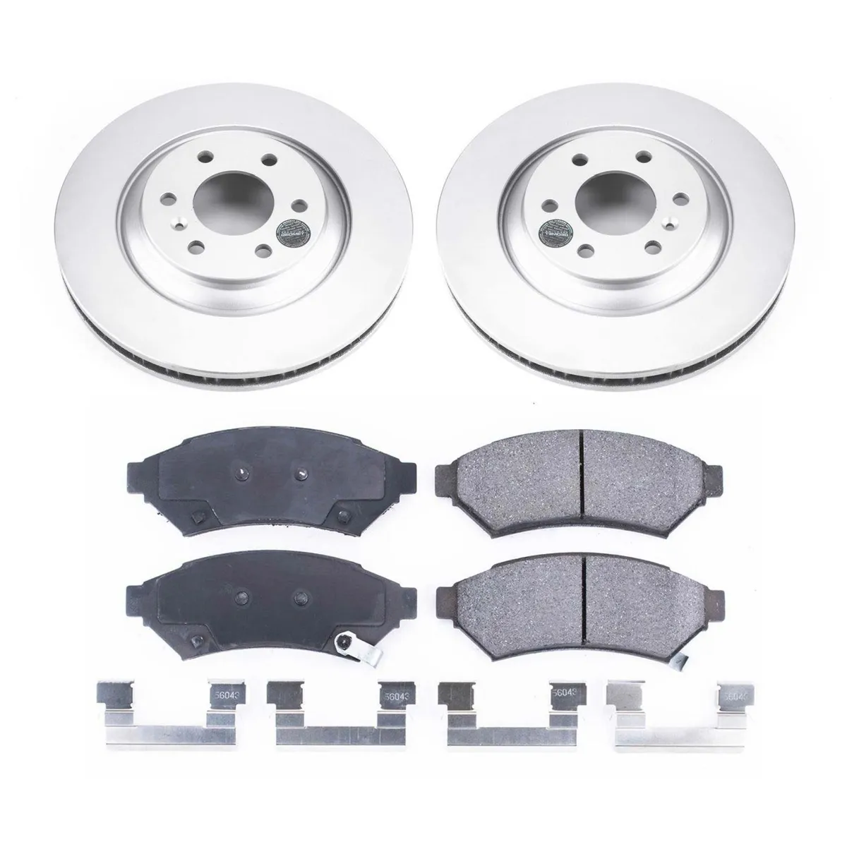 Z17 Geomet Coated Rotor Kit: Genuine Geomet Fully Coated Rotors; Ceramic Pads W/Hardware product image