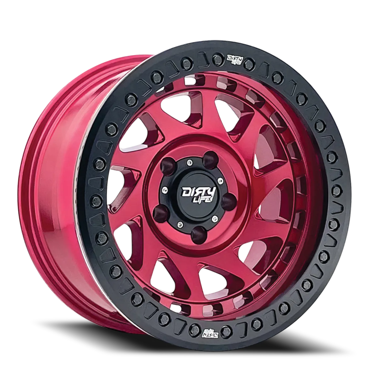 Dirty Life Race Wheels Enigma Race 9313 Gloss Crimson Candy Red 17X9 6-139.7 -12Mm 106Mm product image