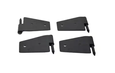 Kentrol Jeep JK Door Hinge Set 4 Pieces 2 Door 07-18 Wrangler JK Powdercoat Black Kentrol