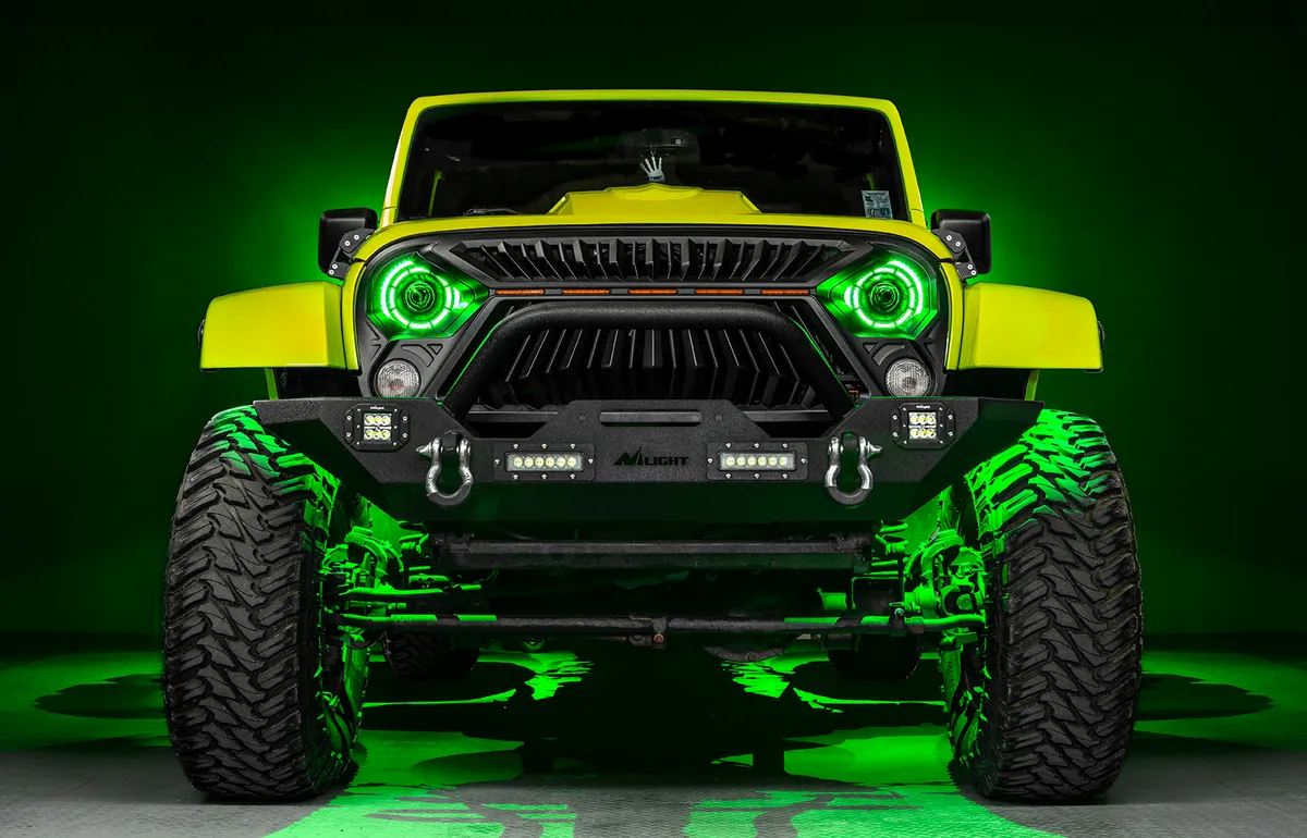 Oracle Oculus 7" ColorSHIFT Bi-LED Projector Headlights for Jeep JK product image