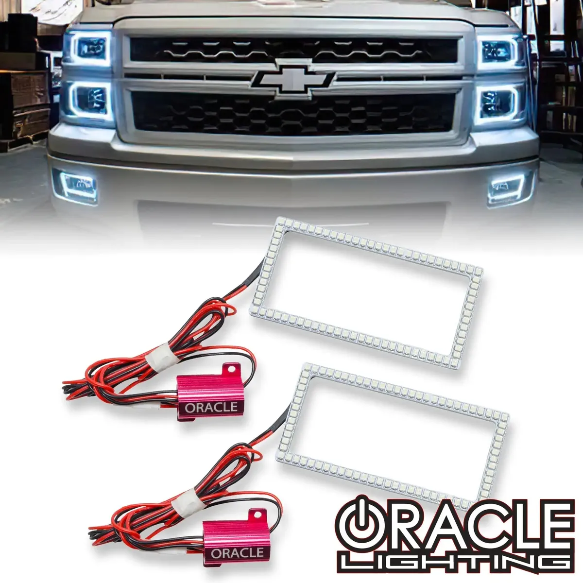 Oracle Lighting ORACLE Lighting 2014-2015 Chevrolet Silverado LED Fog Light Halo Kit