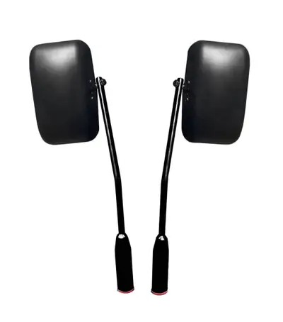 Steinjager Exterior Accessories 2007-2018 Mirrors Door Hinge Mount, Isolated Black