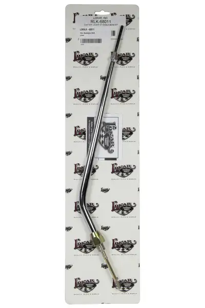 Lokar Lever Conversion Kit; 16 in. Lever; Lower Threads; Chrome Finish;