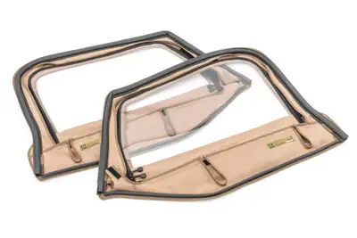 MasterTop Jeep Fabric Replacement Upper Door Skins For 97-06 Wrangler TJ Spice Diamond Pair MasterTop