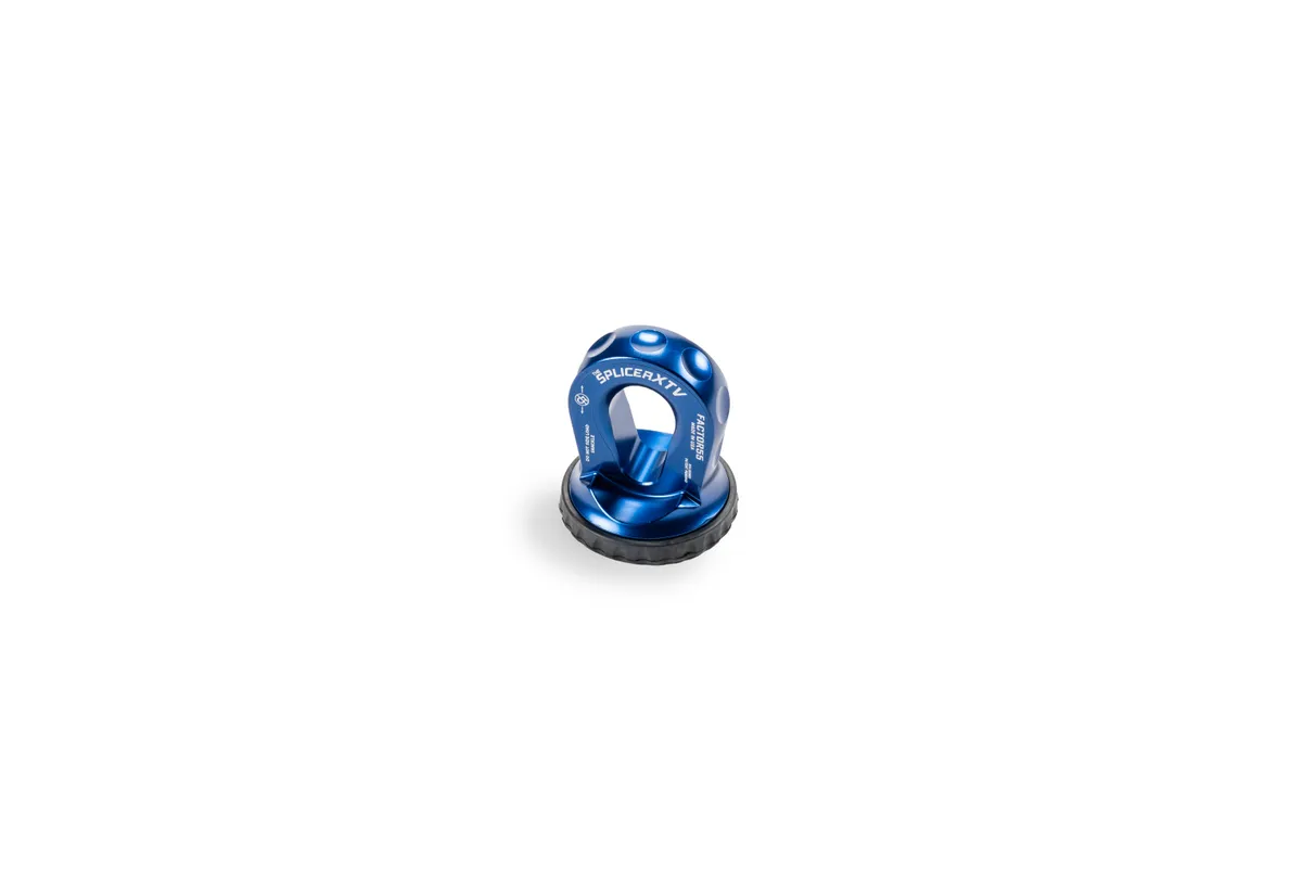 Factor 55 00355-02 Splicer Xtv 3/16-1/4 Synthetic Rope Splice-On Shackle Mount -- Blue product image