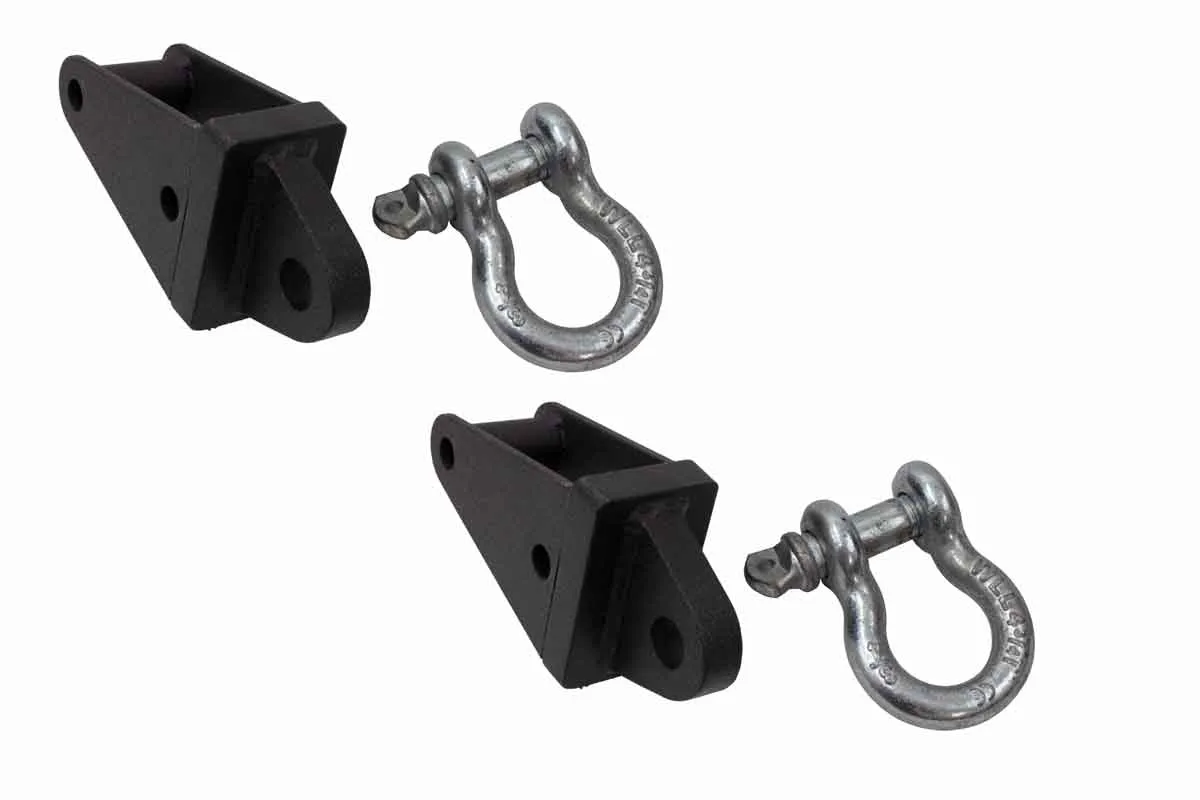 Jeep JK Rear D-Ring Frame Mounts 2007 to 2018 JK Wrangler, Rubicon and Unlimited Fishbone Offroad product image