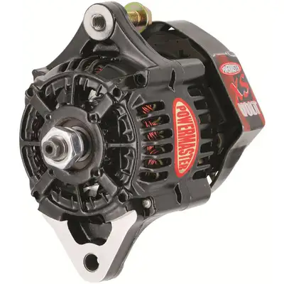 Power Master XS Volt™ Racing Alternator; 93mm; Denso Style; Circle Track; 75 Amp; 7 Idle; w/o Pulley; Black;