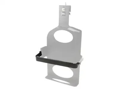 Front Runner Side Mount Jerry Can Holder Spare Strap; Black Powder-Coated; High Strength Steel; 15.2 in. L x 1.5 in. W x 4.4 in. H;