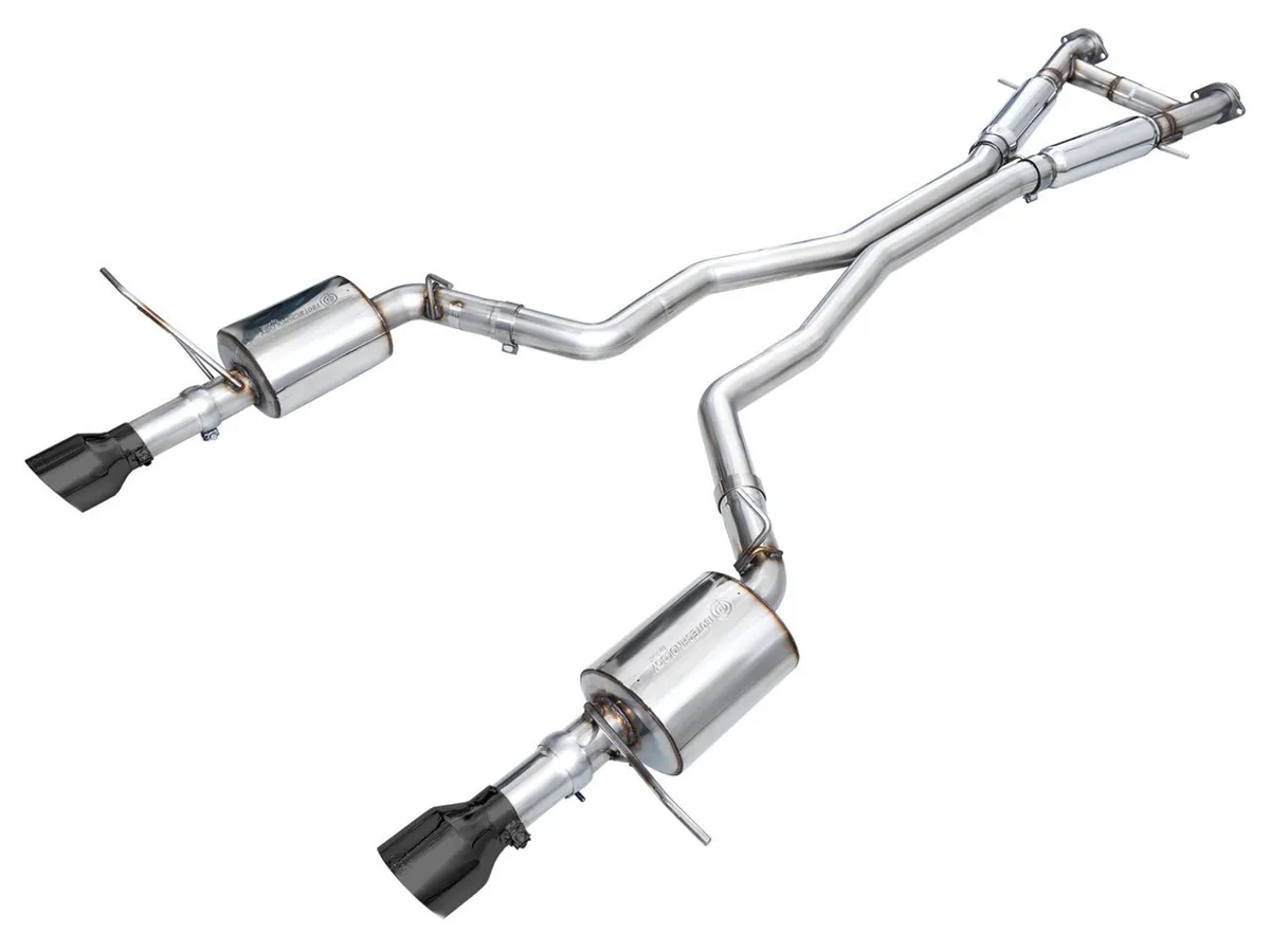 AWE Touring Edition Exhaust for Dodge Durango 6.4 / 6.2 SC - Chrome Silver Tips product image