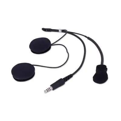 Rugged Radios Imsa Wired Open Face Helmet Kit With Speakers & M102 Military Mic