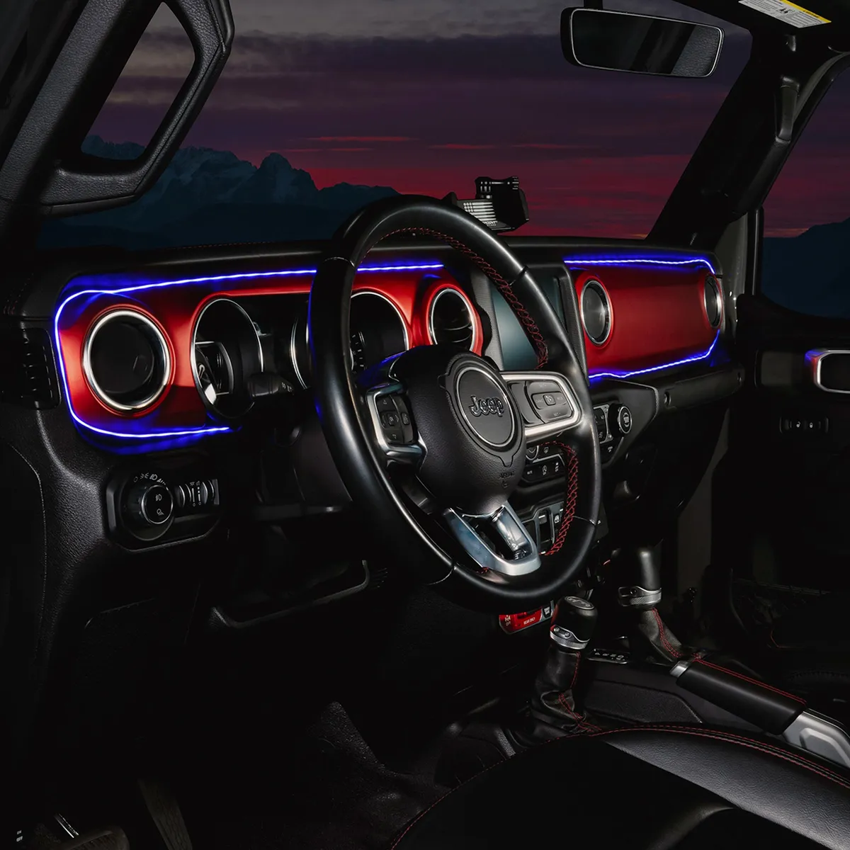 ORACLE Lighting 2018-2023 Jeep Wrangler JL/Gladiator JT Dynamic ColorSHIFT LED Interior Dash Board Kit product image