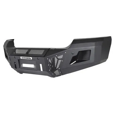 1519 Gmc Sierra 2500hd/3500hd Br11 Steel Winch Bumper Textured Black Powdercoat product image