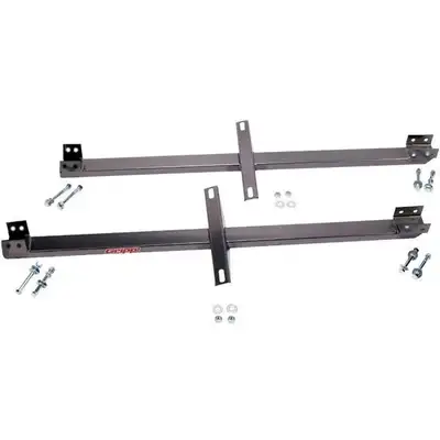 BBK Performance 1994-2004 Mustang Full Length Subframe Connectors Wseat Bracket Support Black