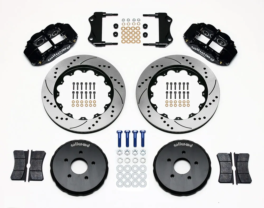 2003 - 2009 Infiniti, Nissan Forged Narrow Superlite 6R Big Brake Front Brake Kit (Hat) - 140-9192 product image