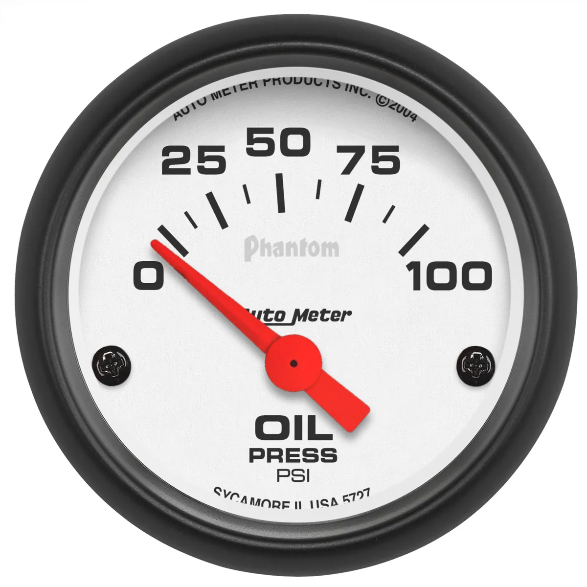Gauge, Oil Pressure, 2 1/16", 100psi, Electric, Phantom product image