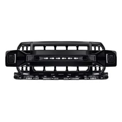 AMERICAN MODIFIED American Modified Amfmaa00120 Armor Grille With LED Off-Road Lights - Matte Black