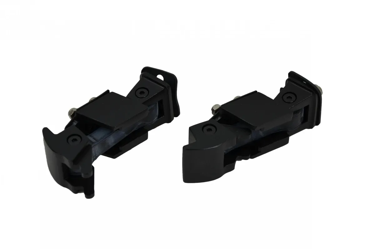 Jeep JK Hood Catch Pair 07-18 Wrangler JK Textured Black Kentrol product image