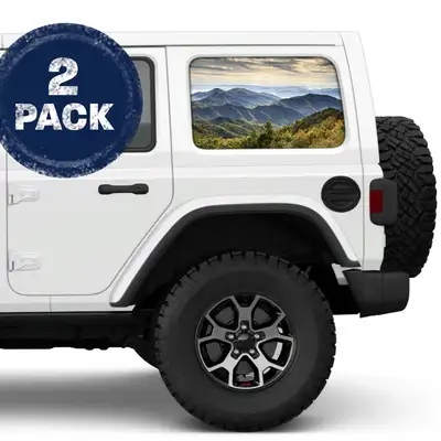 Under The Sun Inserts Smoky MT Side Windows Printed Vinyl Decal
