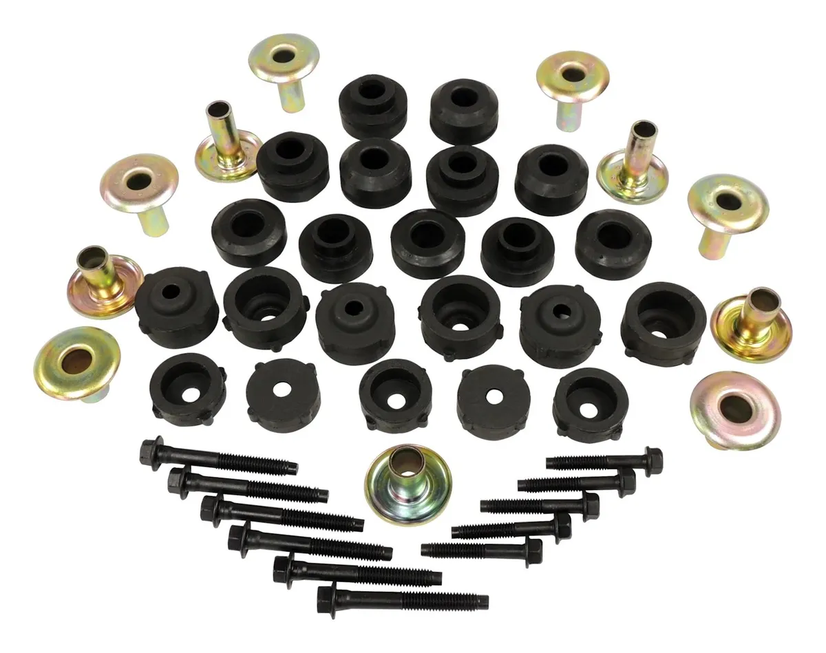 Body Mount Master Kit; Incl. Bushings/Retainers/Washer/Bushing Bolts; product image