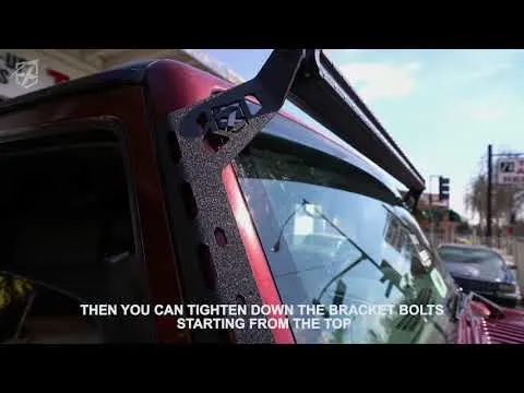50" Jeep Wrangler JK Light Bar Mounting Brackets | Mamba Series product image