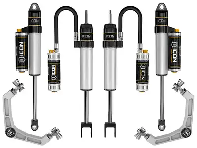 ICON Vehicle Dynamics ICON 2020-2026 GM 2500/3500 HD, 0-2" Lift, Stage 3 Suspension System, Billet
