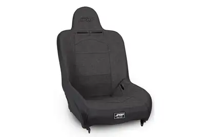 PRP Premier High Back Suspension Seat; All Grey; Prp Black Out Two Neck Slots