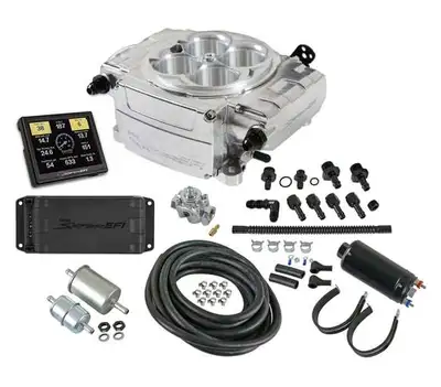 Holley Sniper 2 EFI Master Kit Polished w/PDM