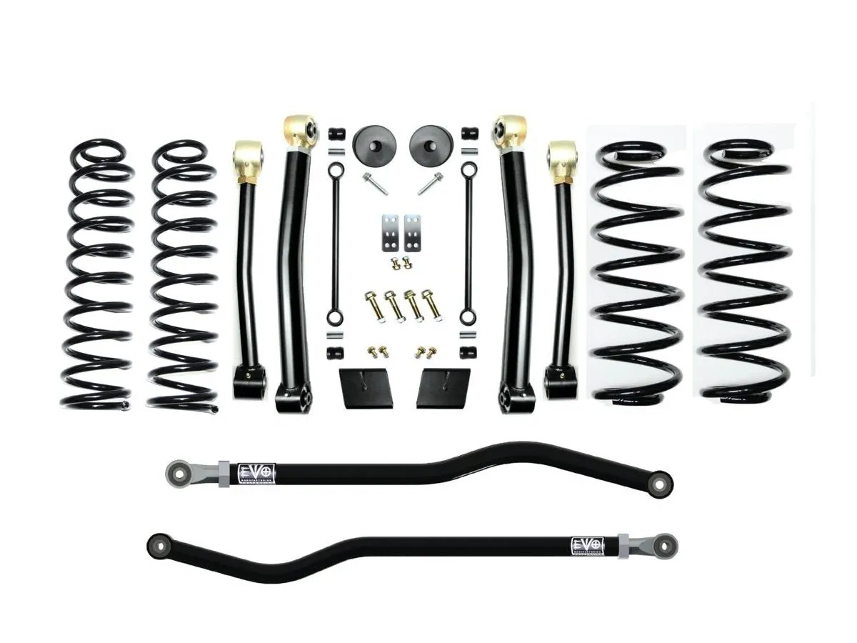 EVO Manufacturing 2.5" Heavy Duty Gas/392jeep Wrangler JL Jlu Lift Kit Enforcer Suspension Systems HD