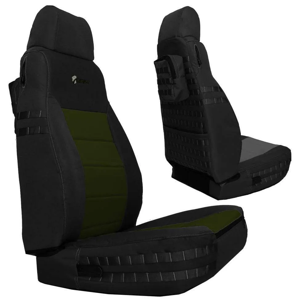 Front Tactical Seat Covers For Jeep® Wrangler TJ / lj 2003-06 Bartact (Pair) w/ Molle | Bartact product image