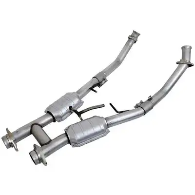 BBK Performance 1994-1995 Mustang Gtcobra 2.5 Full h Pipe Wconverters