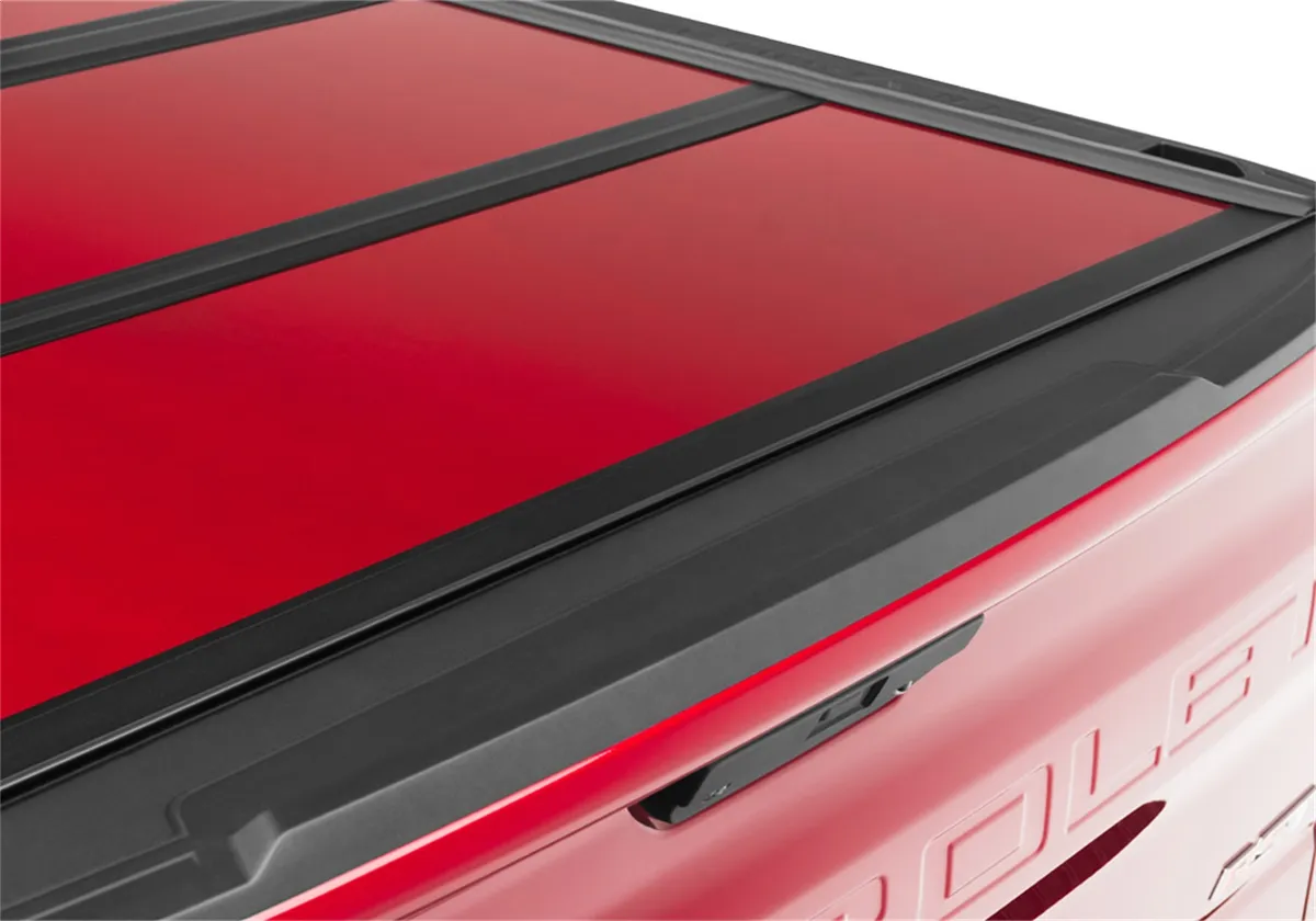 Fusion Tri-Fold Tonneau Cover; Magnetic Gray; Paint Code J7; product image