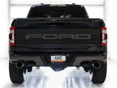 AWE Tuning AWE SwitchPath™ Exhaust for Gen 3 Raptor - Diamond Black Tips
