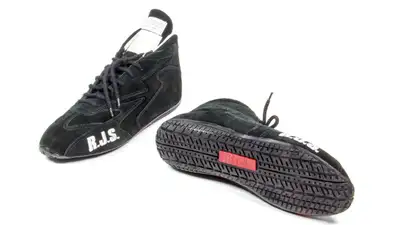 RJS Redline Shoe Mid-Top Black Size 7 SFI-5