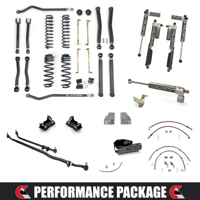 Clayton Off Road 2.5" 4Xe OVERLAND+ JL - PACKAGE