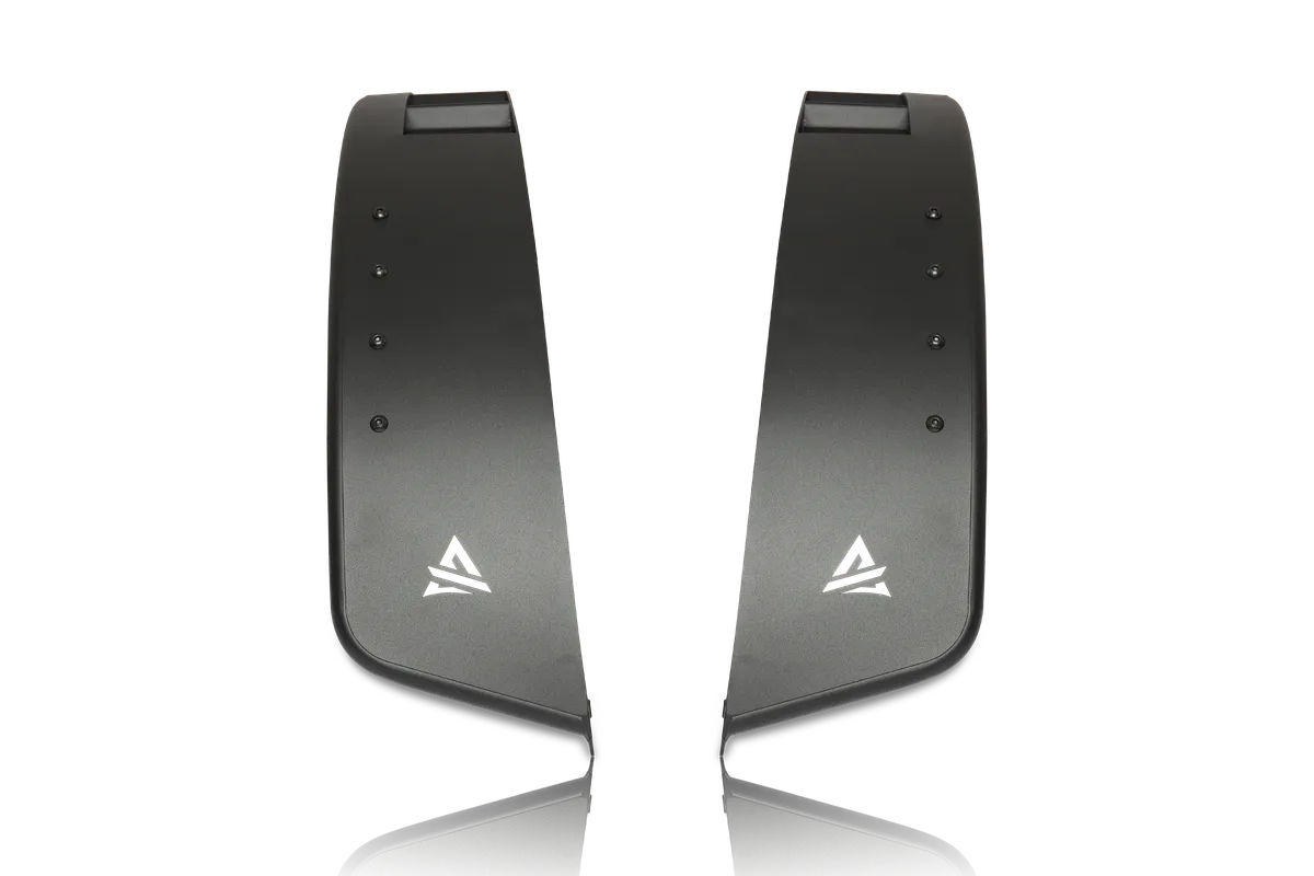 Attica 4x4 Frontier Series Rear 2dr and 4dr Fender Flares- Black - Powder Coated - Steel - Bronco product image