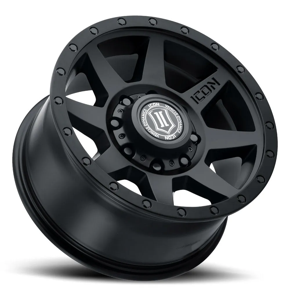 ICON Alloys Rebound HD, Double Black, 17 x 8.5 / 8 x 6.5, 13mm Offset, 5.25" BS product image
