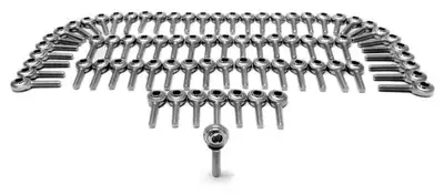 Steinjager Steinjäger Metric Male Rod Ends Steel Housing, PTFE Race M10 x 1.50 RH 75 Pack