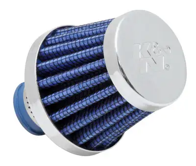 K&N Vent Air Filter 3/8"-1/2"ID FLG X 2"OD B X 1-3/4"H X 1.5" TP CR
