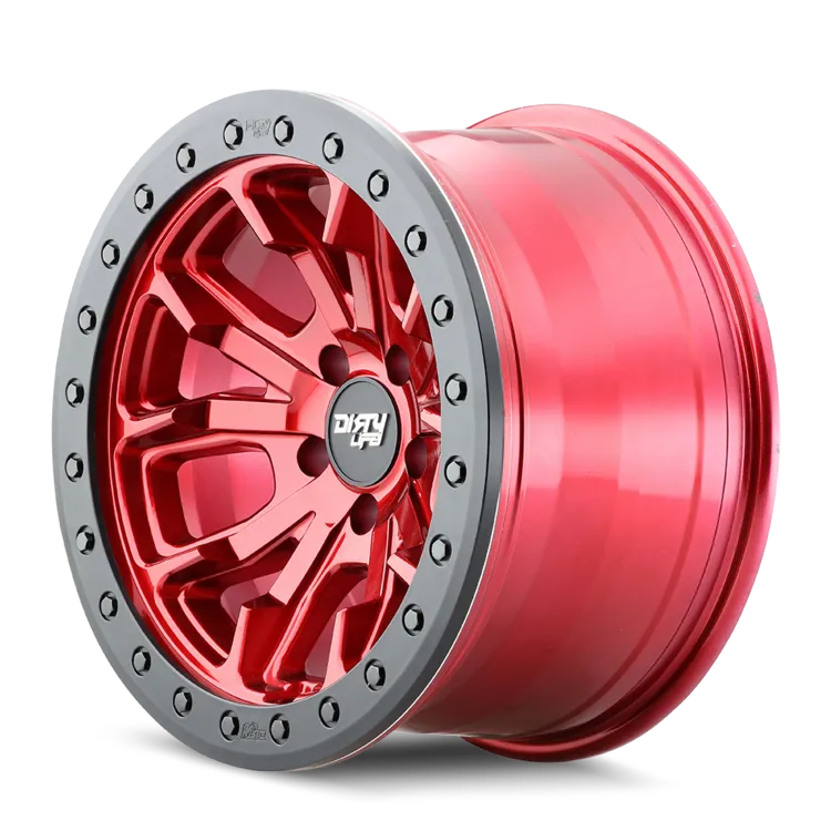Dirty Life DT-1 9303 Series Crimson Wheel 17x9 5x5 12mm Offset Candy Red - JT/JL/JK product image