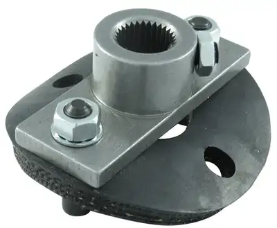 Borgeson Borgeson - Steering Coupler - P/N: 990014 - OEM Style half rag joint steering coupler. Includes steering box side and rubber disc with hardware. Fits 3/4 in.-36 spline.