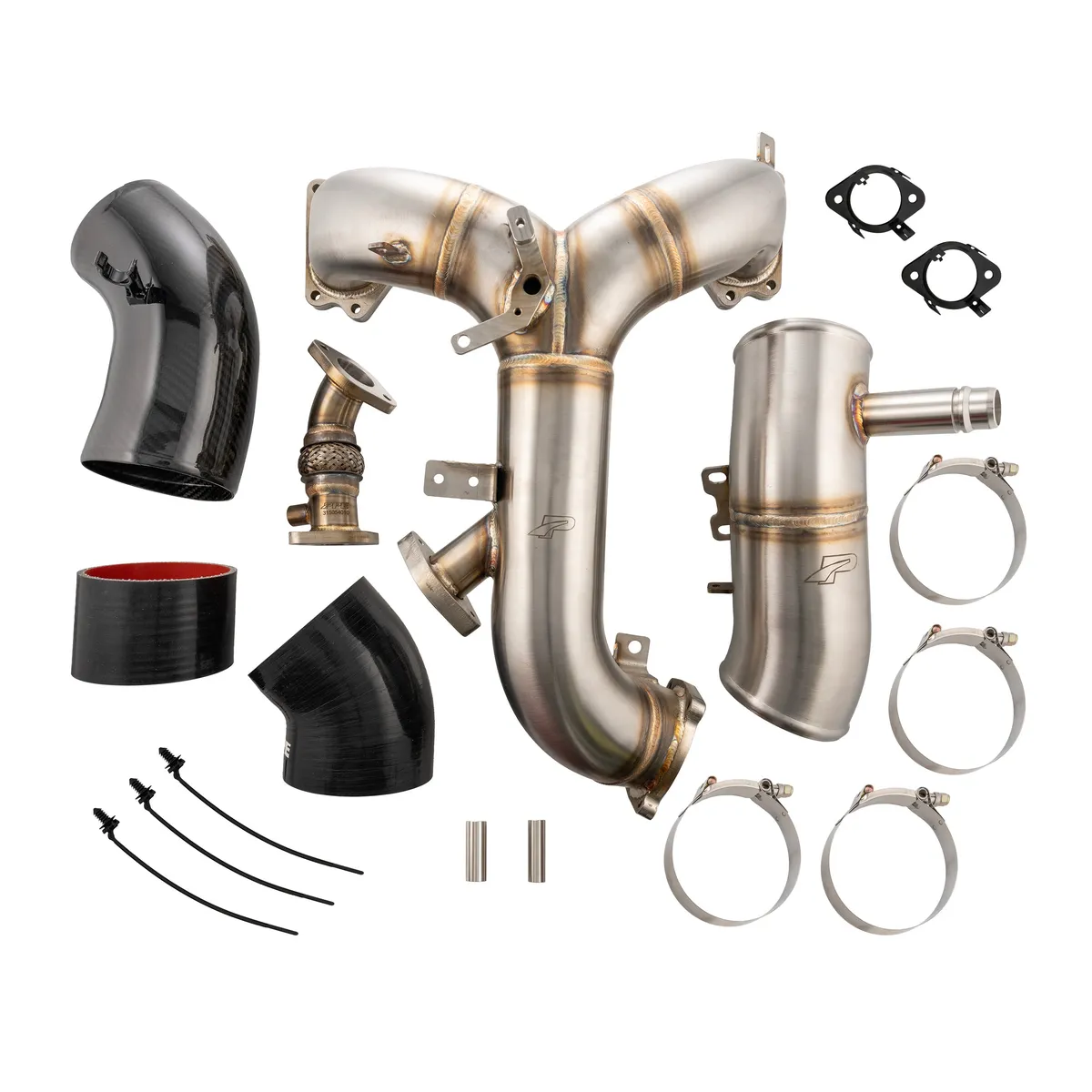 Turbo Inlet and Intake Manifold Kit - Ford 6.7L Powerstroke 2020-2025 - Brushed Pacific Performance Engineering product image