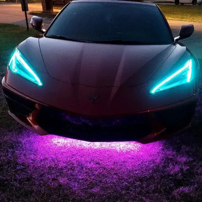 1442-335 - 2020-2021 Chevrolet c8 Corvette Oracle Colorshift Rgb+a LED Headlight DRL Upgrade product image