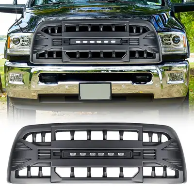 AMERICAN MODIFIED American Modified Amdeba00143 Armor Grille With LED Off-Road Lights - Matte Black
