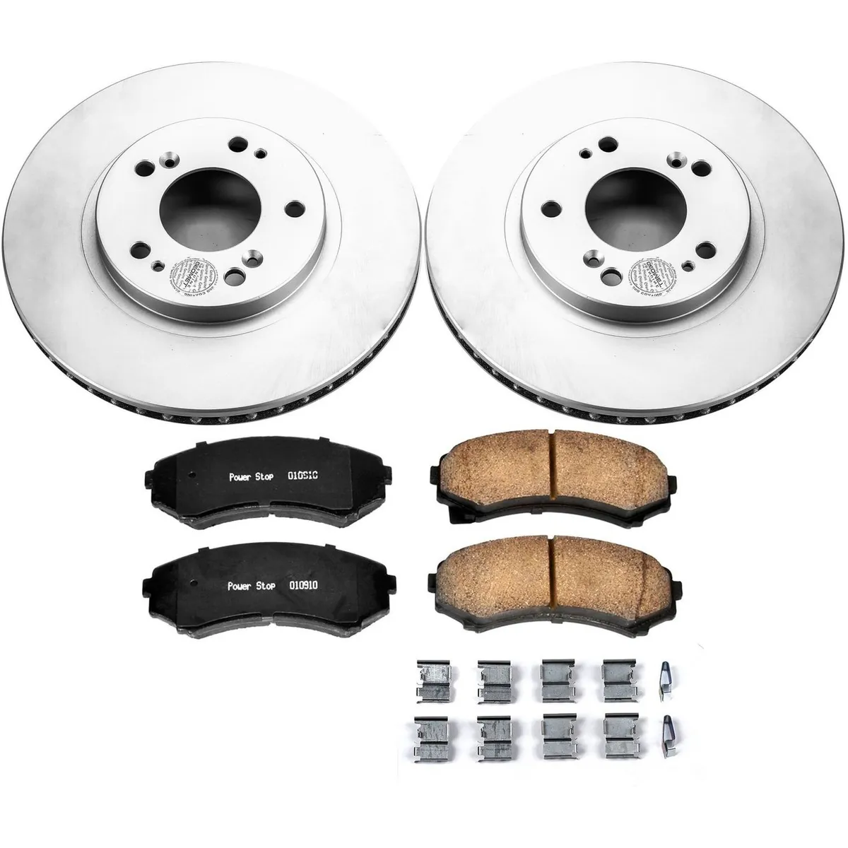Z17 Geomet Coated Rotor Kit: Genuine Geomet Fully Coated Rotors; Ceramic Pads W/Hardware product image